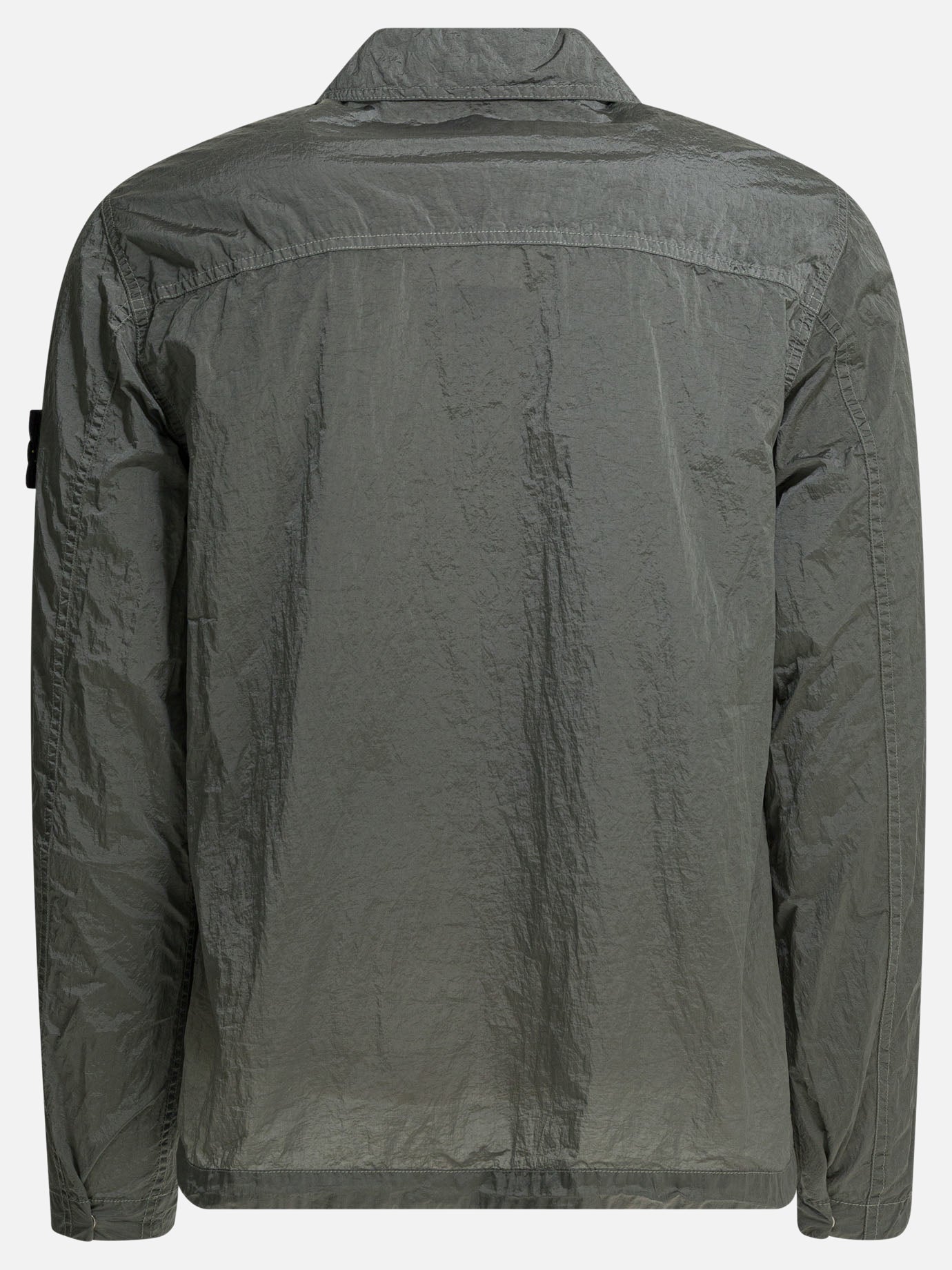 Overshirt jackets Logo  Grey - Stone Island Men | PDP | VIETTI Online Store | thumbnail_2