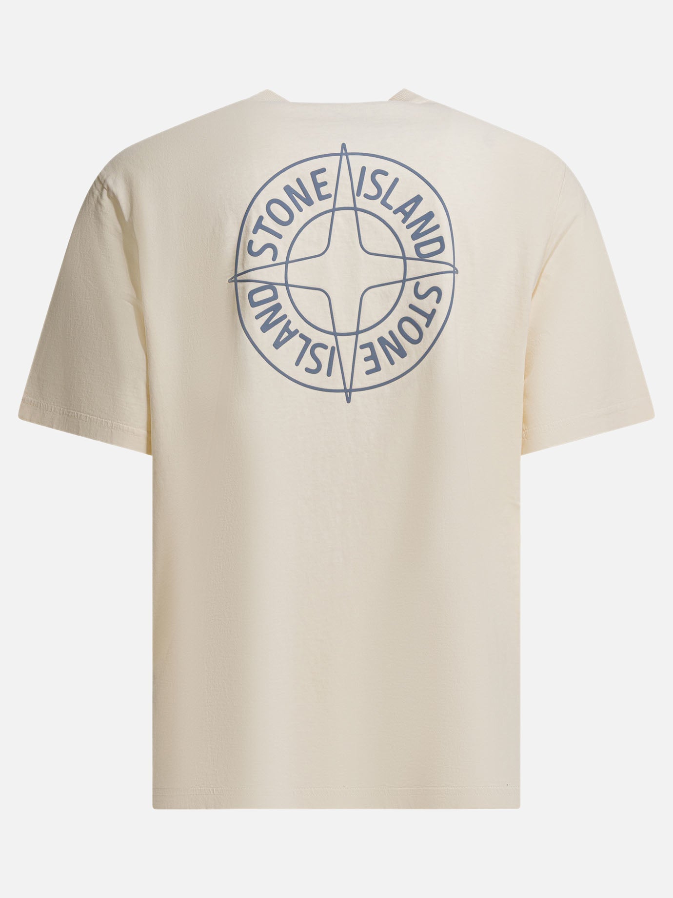 Crewneck t-shirts Logo  White - Stone Island Men | PDP | VIETTI Online Store | thumbnail_2