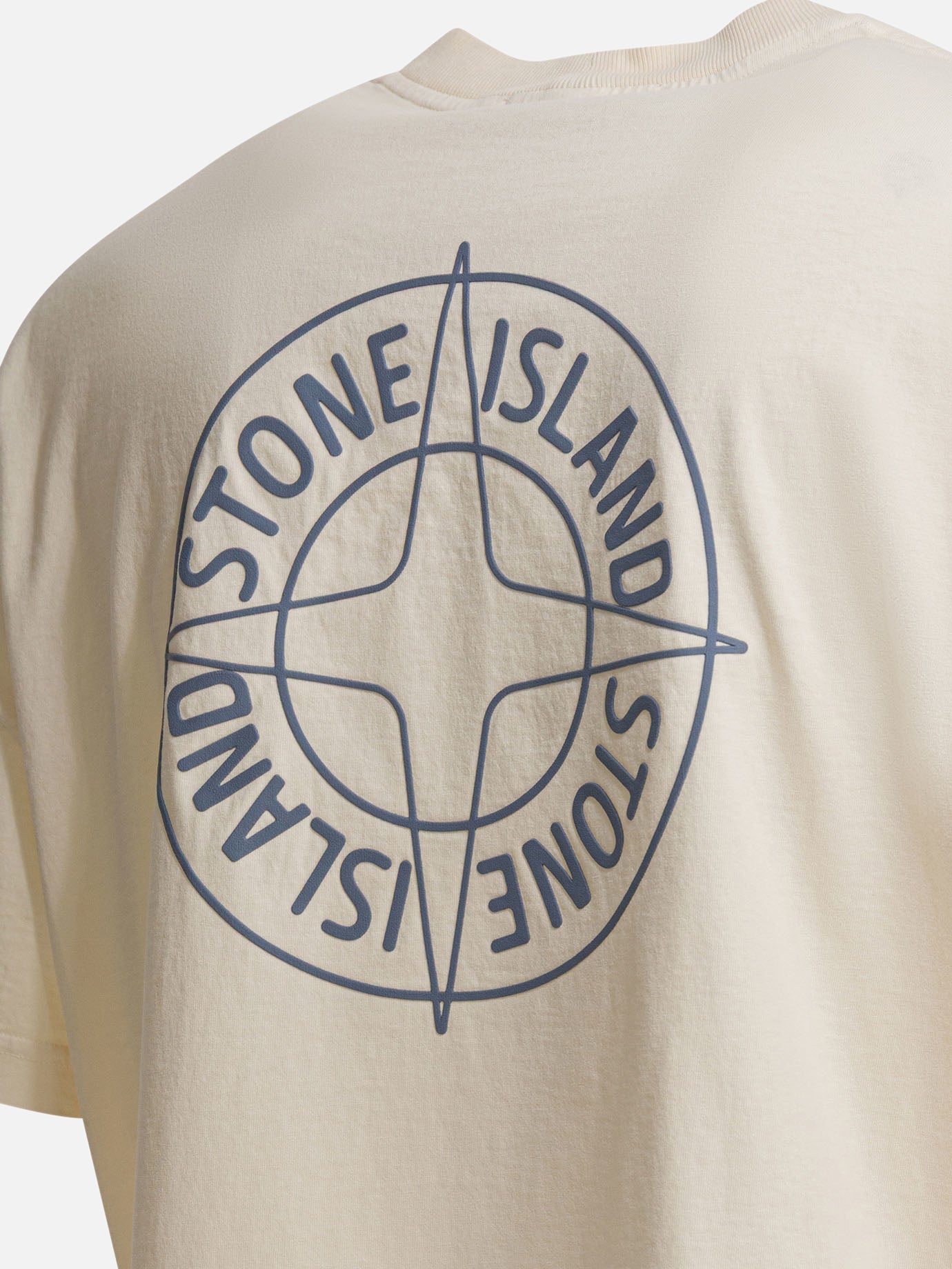 Crewneck t-shirts Logo  White - Stone Island Men | PDP | VIETTI Online Store | Zoom-Modal_4
