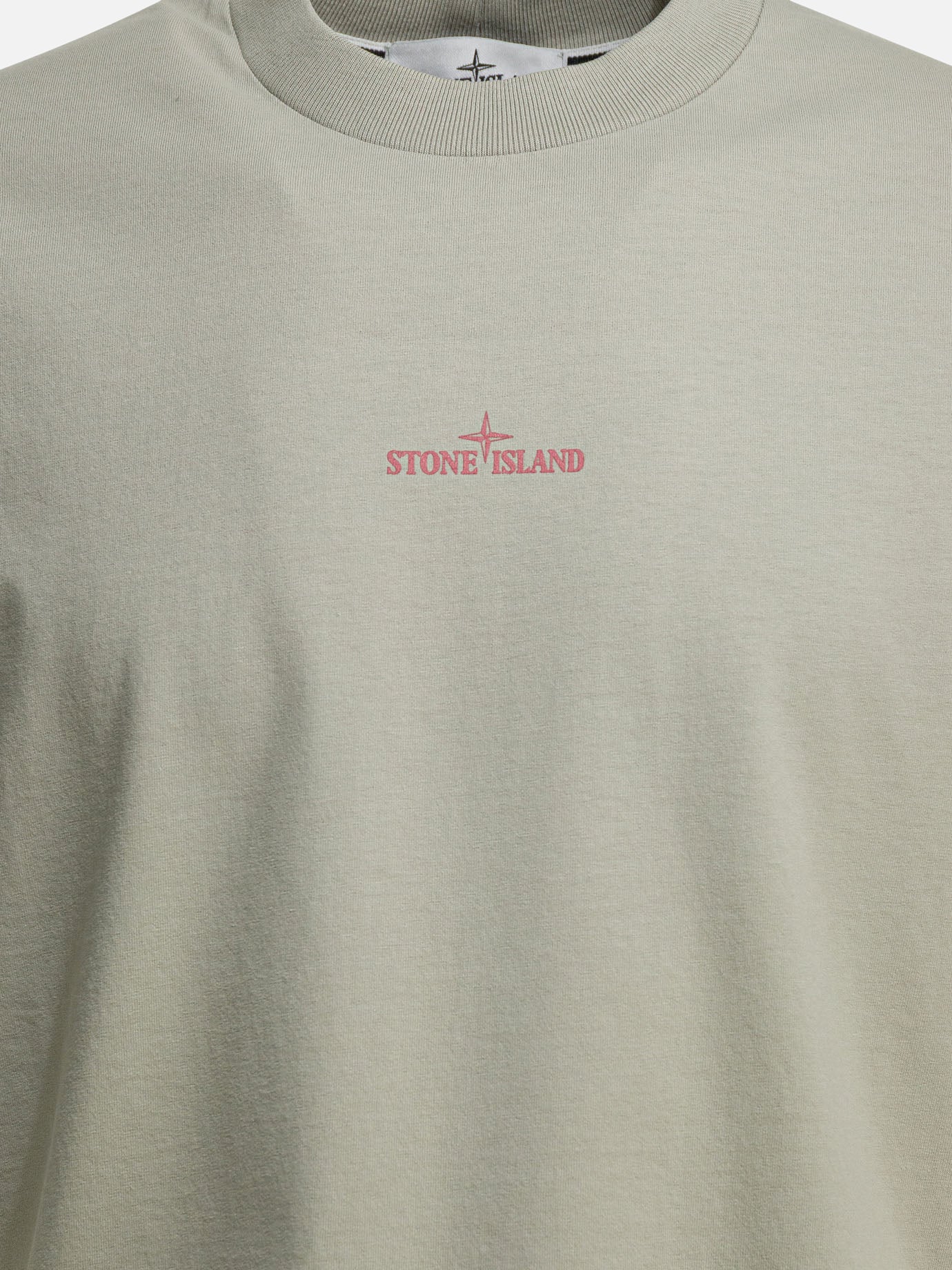 Crewneck t-shirts Logo  Grey - Stone Island Men | PDP | VIETTI Online Store | Zoom-Modal_3
