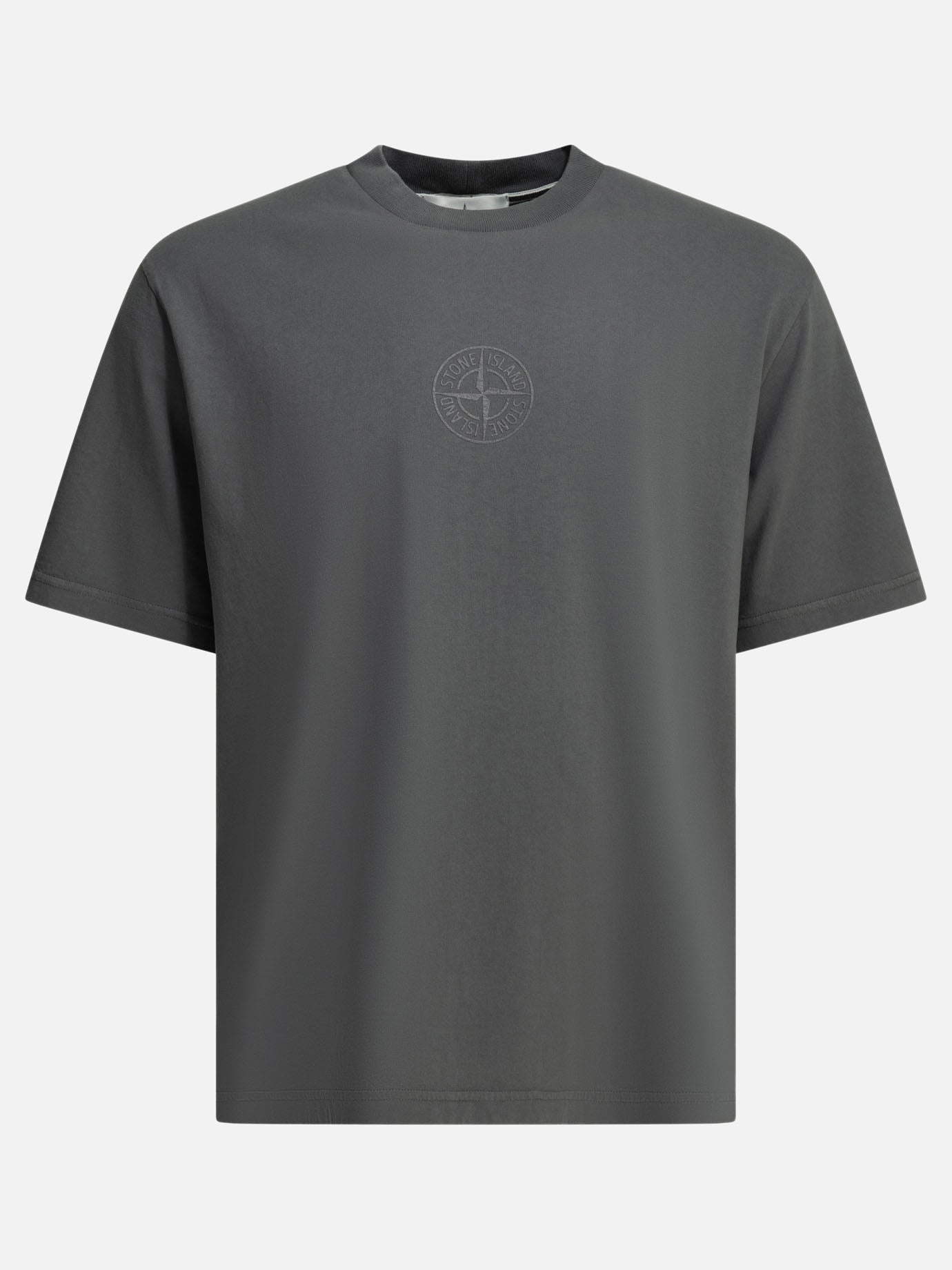 Crewneck t-shirts Logo  Blue - Stone Island Men | PDP | VIETTI Online Store | Zoom-Modal
