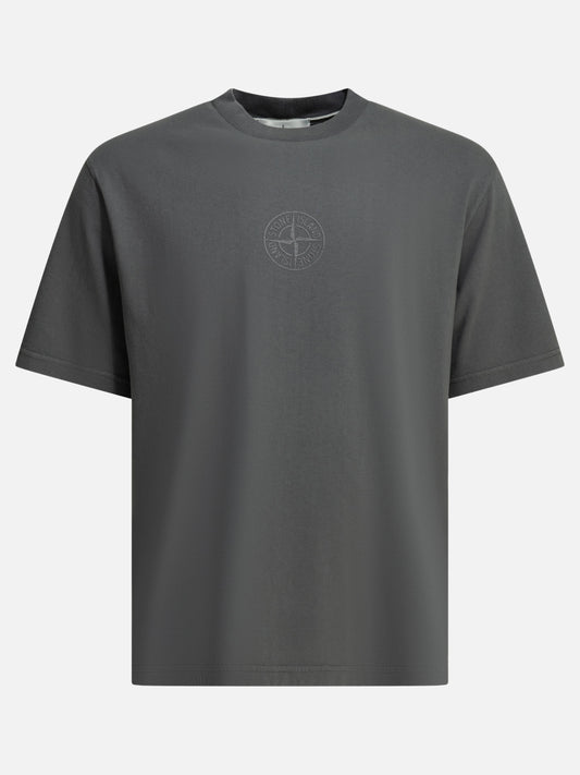 Crewneck t-shirts Logo  Blue - Stone Island Men | PLP | VIETTI Online Store 
