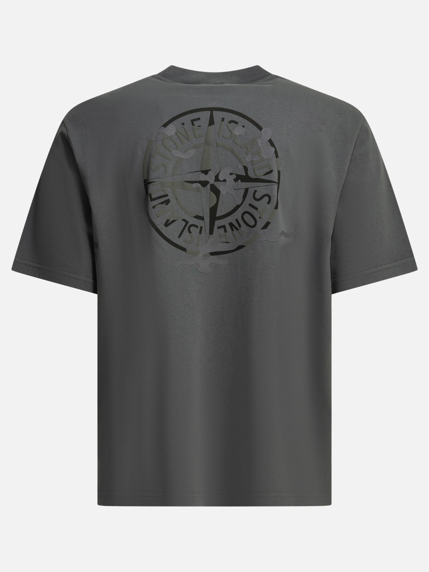 Crewneck t-shirts Logo  Blue - Stone Island Men | PDP | VIETTI Online Store | thumbnail_2