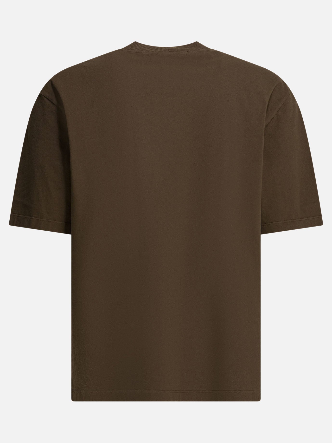 Crewneck t-shirts Logo  Brown - Stone Island Men | PDP | VIETTI Online Store | thumbnail_2