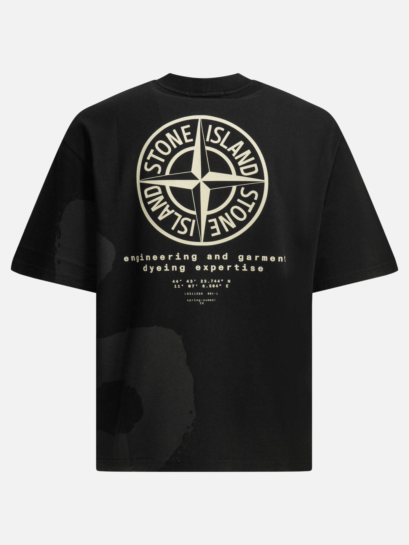 Crewneck t-shirts Logo  Black - Stone Island Men | PDP | VIETTI Online Store | thumbnail_2