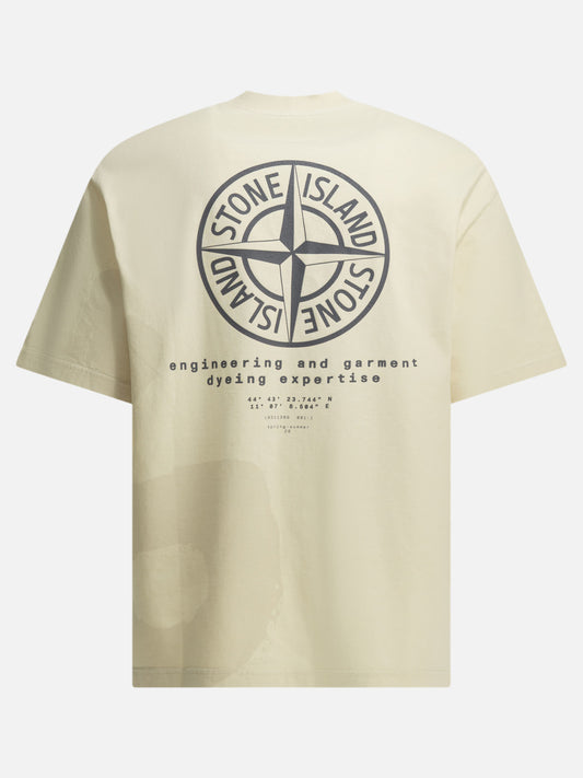Crewneck t-shirts Logo  White - Stone Island Men | PDP | VIETTI Online Store | 2
