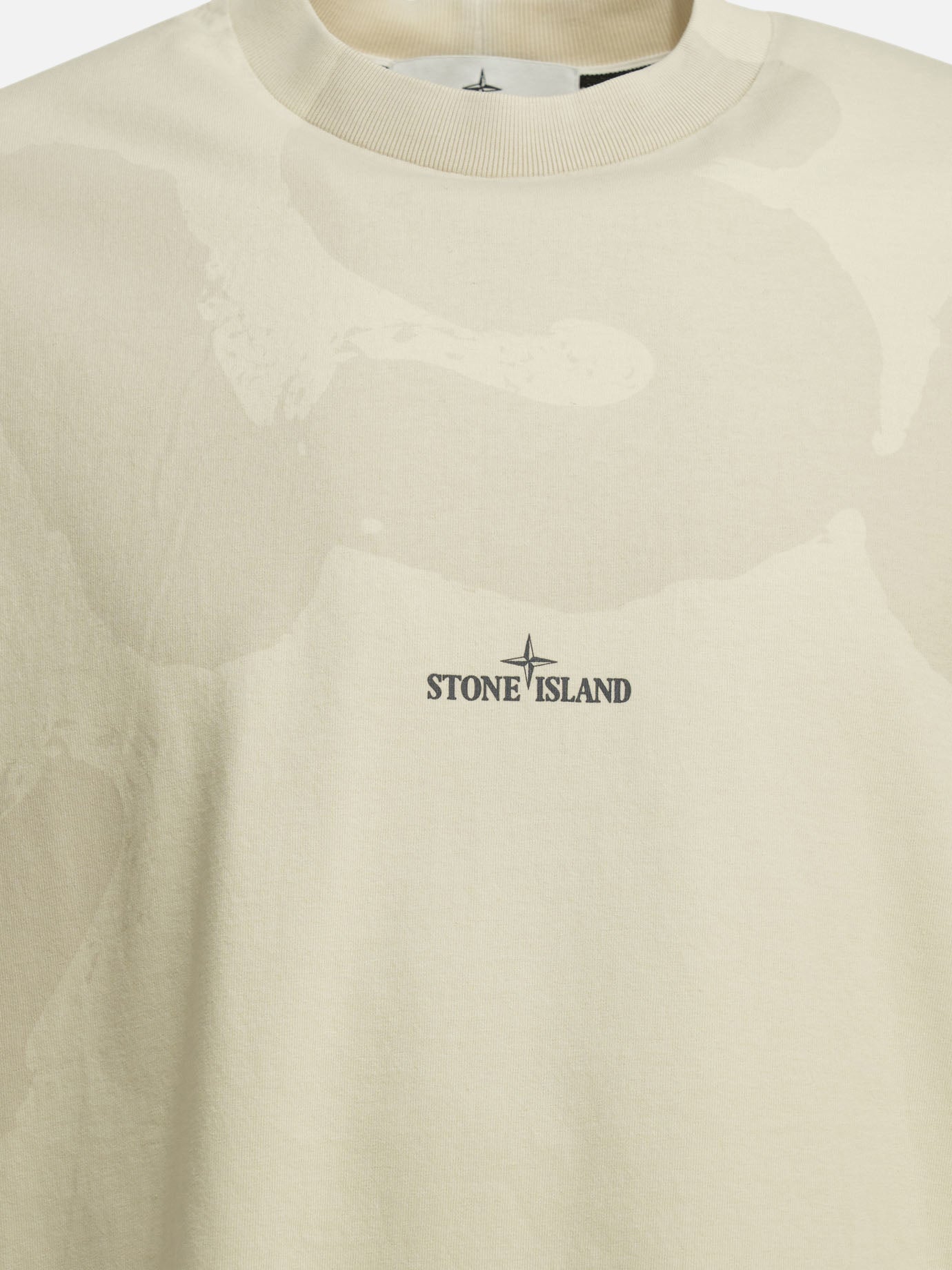 Crewneck t-shirts Logo  White - Stone Island Men | PDP | VIETTI Online Store | Zoom-Modal_3
