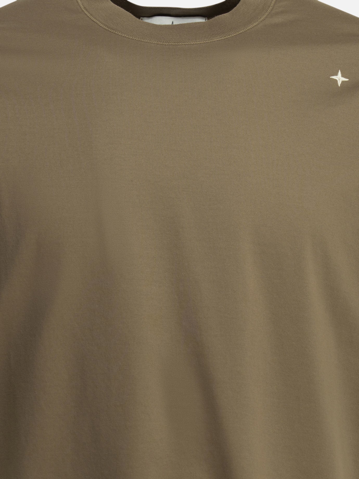 Crewneck t-shirts Logo  Brown - Stone Island Men | PDP | VIETTI Online Store | Zoom-Modal_3
