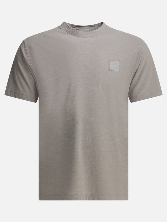 T-shirt girocollo Logo  Grigio - Stone Island Uomo | PDP | VIETTI Online Store 
