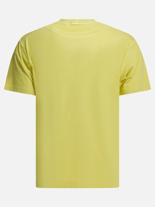 Crewneck t-shirts Logo  Yellow - Stone Island Men | PLP | VIETTI Online Store | 2
