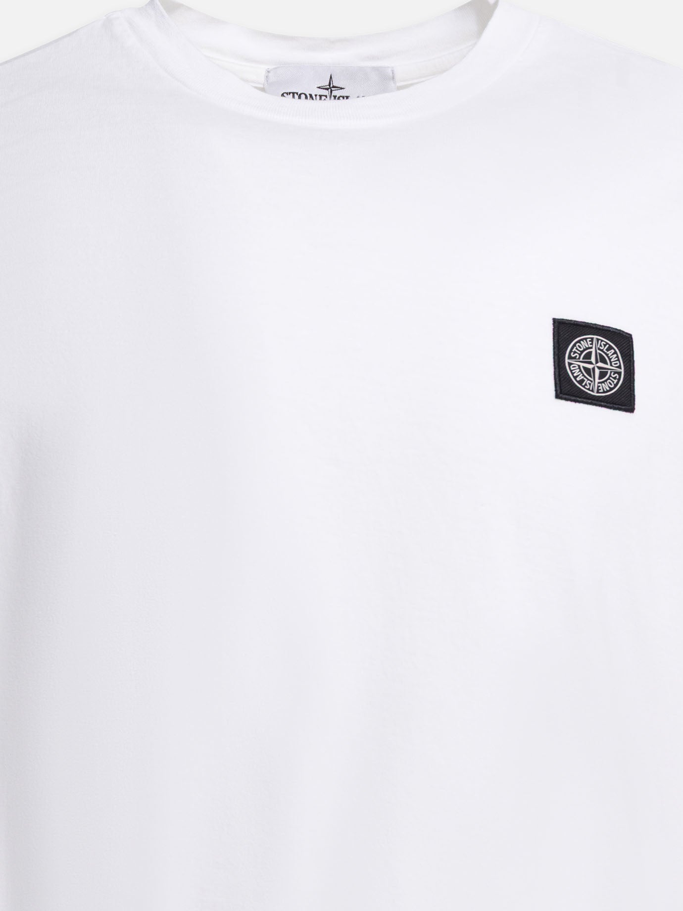 T-shirt girocollo Logo  Bianco - Stone Island Uomo | PDP | VIETTI Online Store | Zoom-Modal_3
