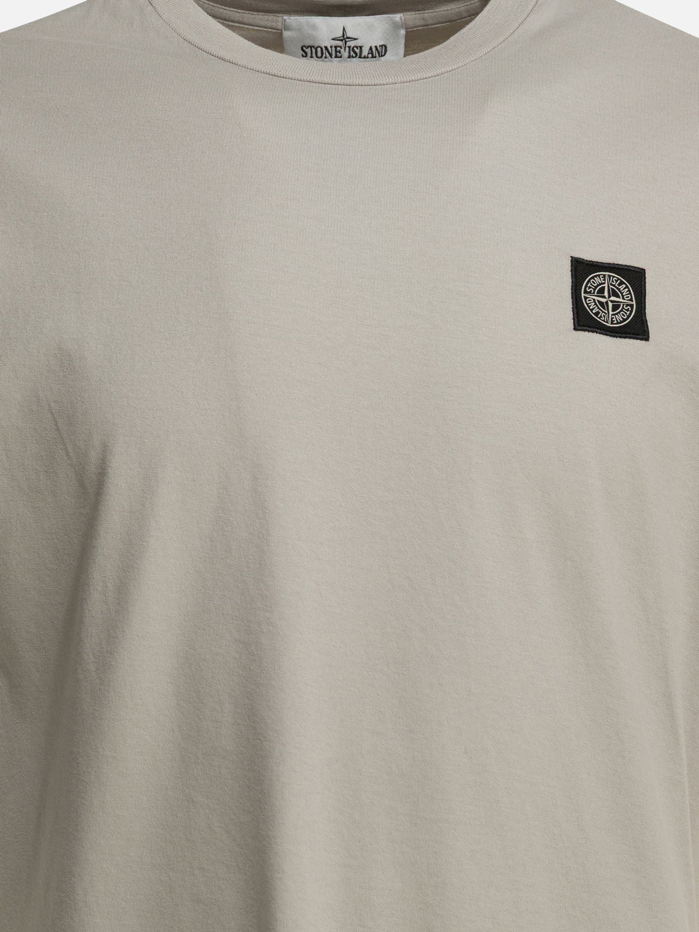 Crewneck t-shirts Logo  Grey - Stone Island Men | PDP | VIETTI Online Store | Zoom-Modal_3

