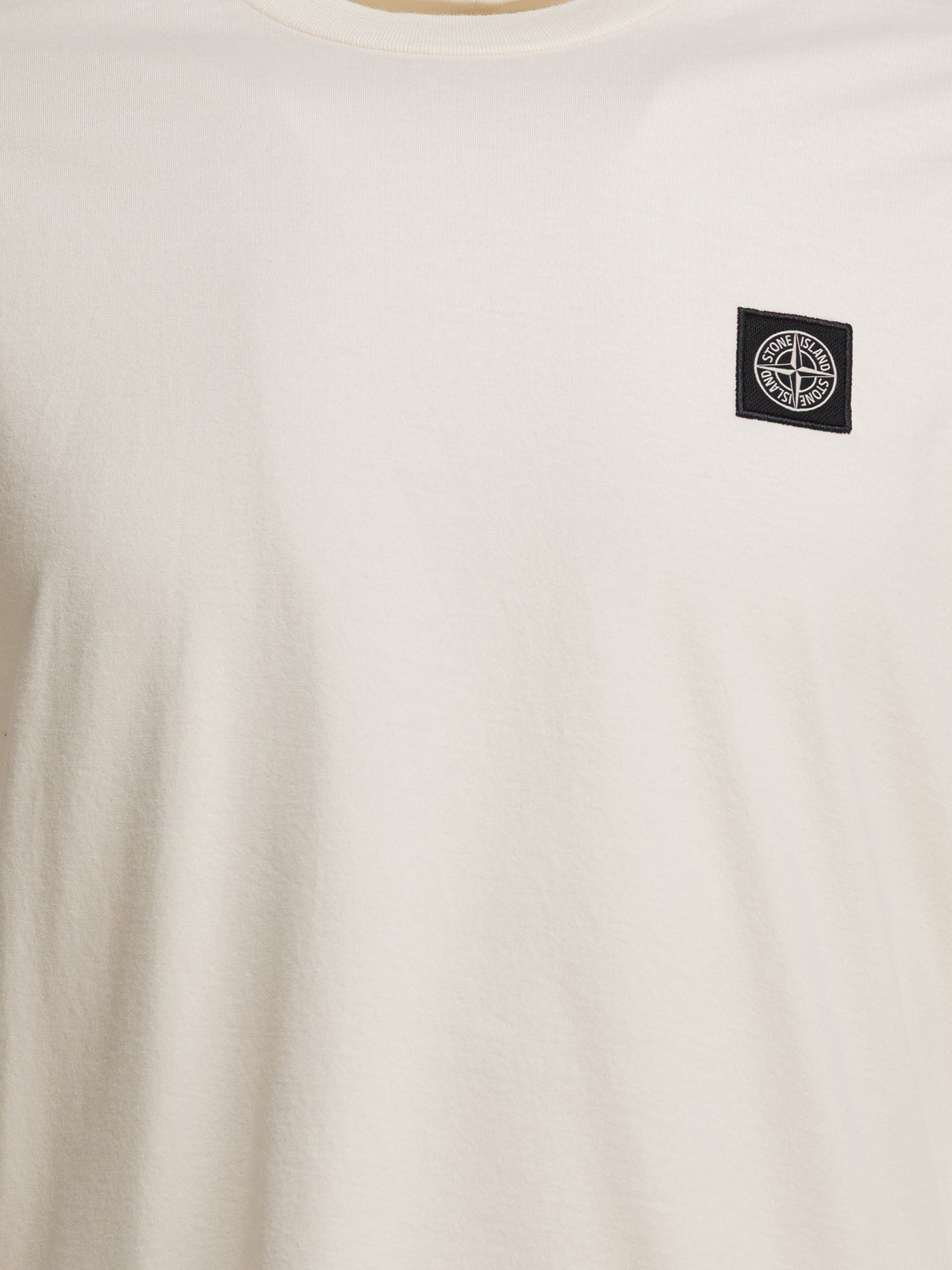 Crewneck t-shirts Logo  White - Stone Island Men | PDP | VIETTI Online Store | thumbnail_3