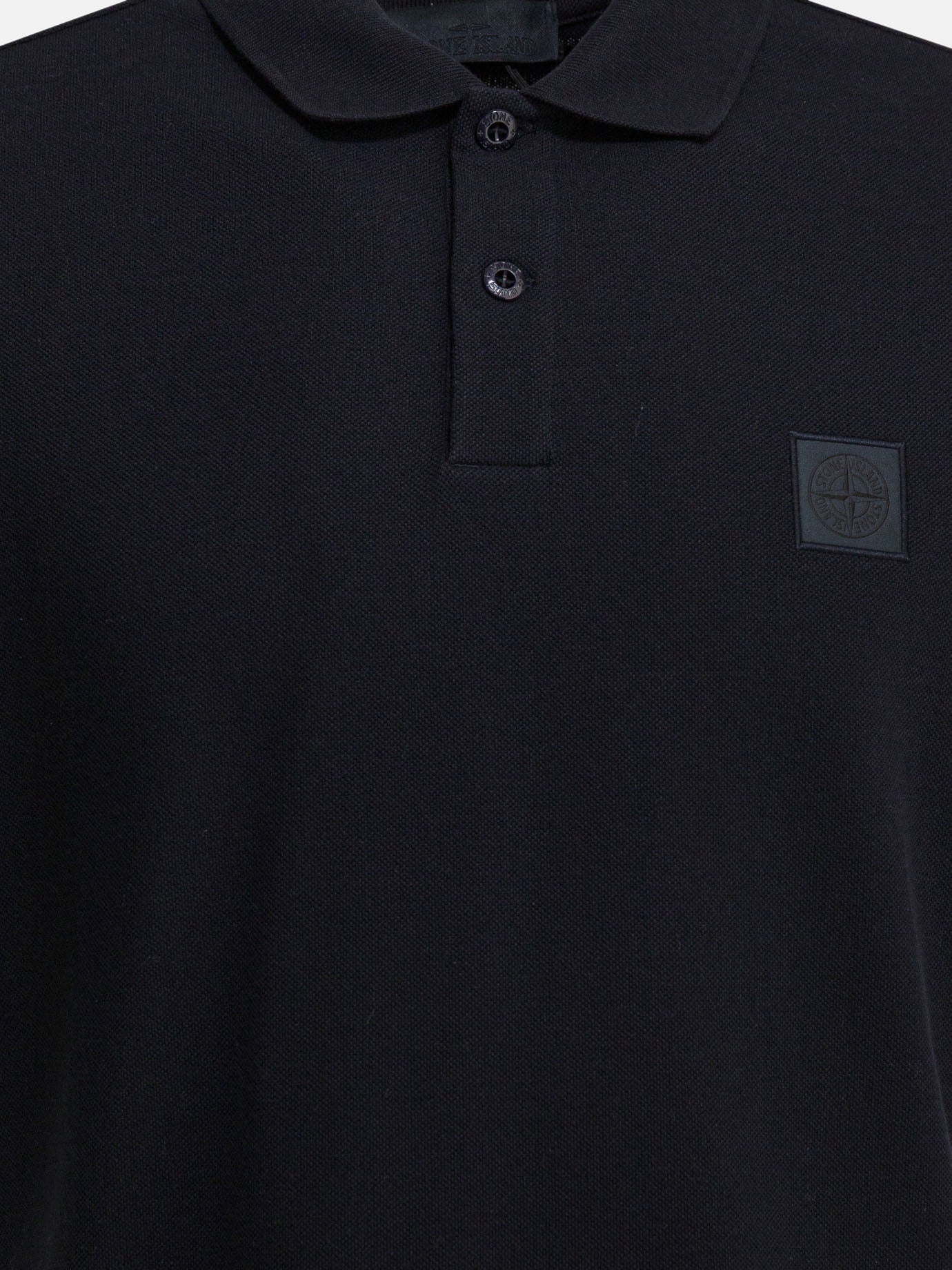 Polo con bottoni 100% cotton  Blu - Stone Island Uomo | PDP | VIETTI Online Store | Zoom-Modal_3
