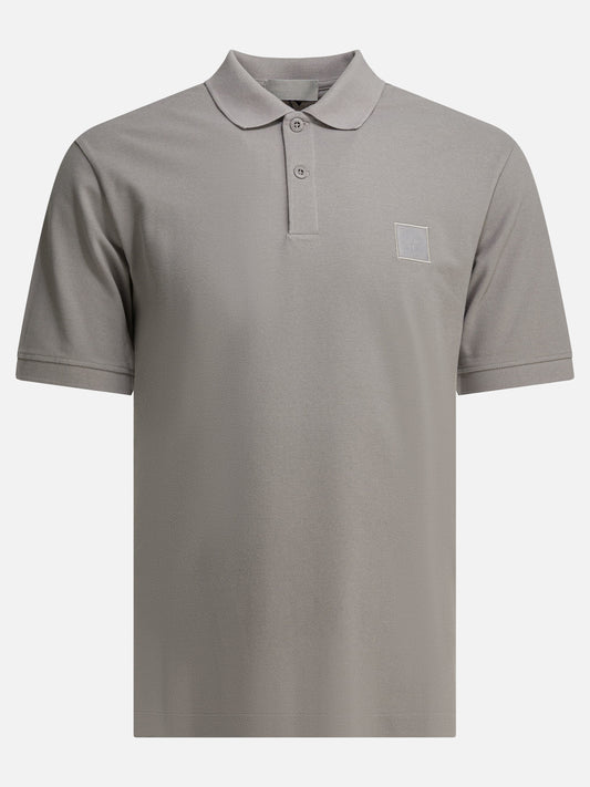 Polo shirts with buttons 100% cotton  Grey - Stone Island Men | PDP | VIETTI Online Store 
