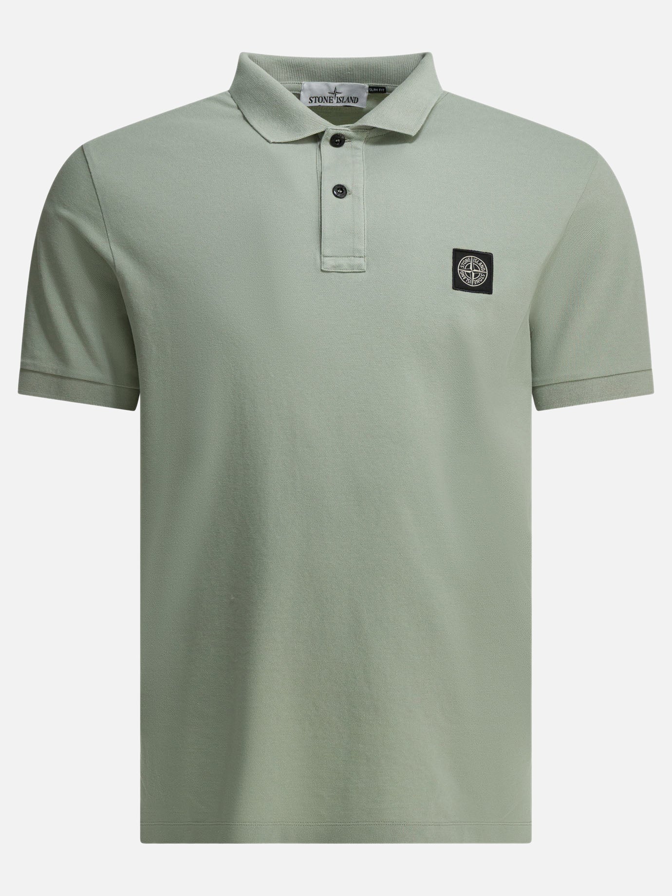 Polo shirts with buttons Logo  Green - Stone Island Men | PDP | VIETTI Online Store | Zoom-Modal
