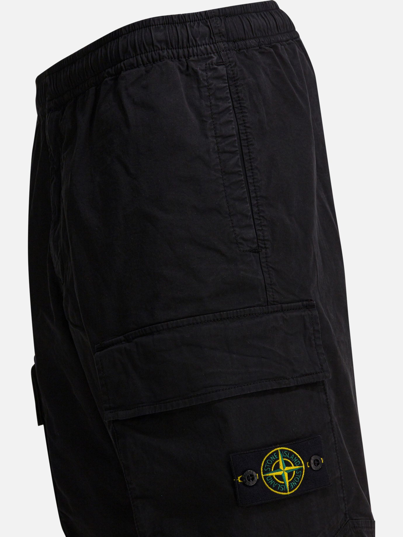 Pantaloni cargo & parachute 3100020  Nero - Stone Island Uomo | PDP | VIETTI Online Store | thumbnail_4