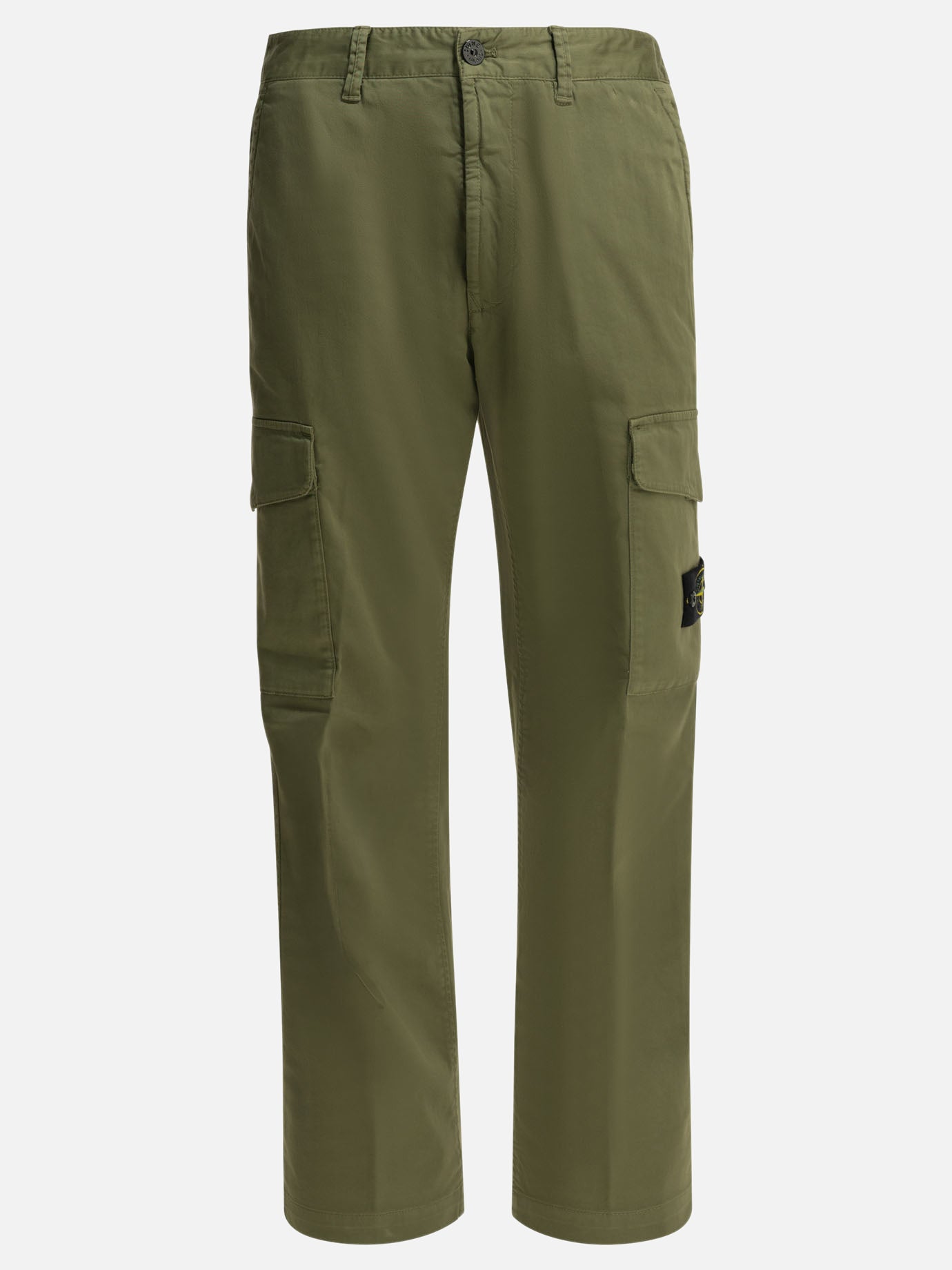 Pantaloni cargo & parachute Logo  Verde - Stone Island Uomo | PDP | VIETTI Online Store | thumbnail