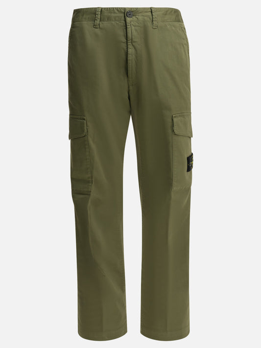 Pantaloni cargo & parachute Logo  Verde - Stone Island Uomo | VIETTI Online Store 
