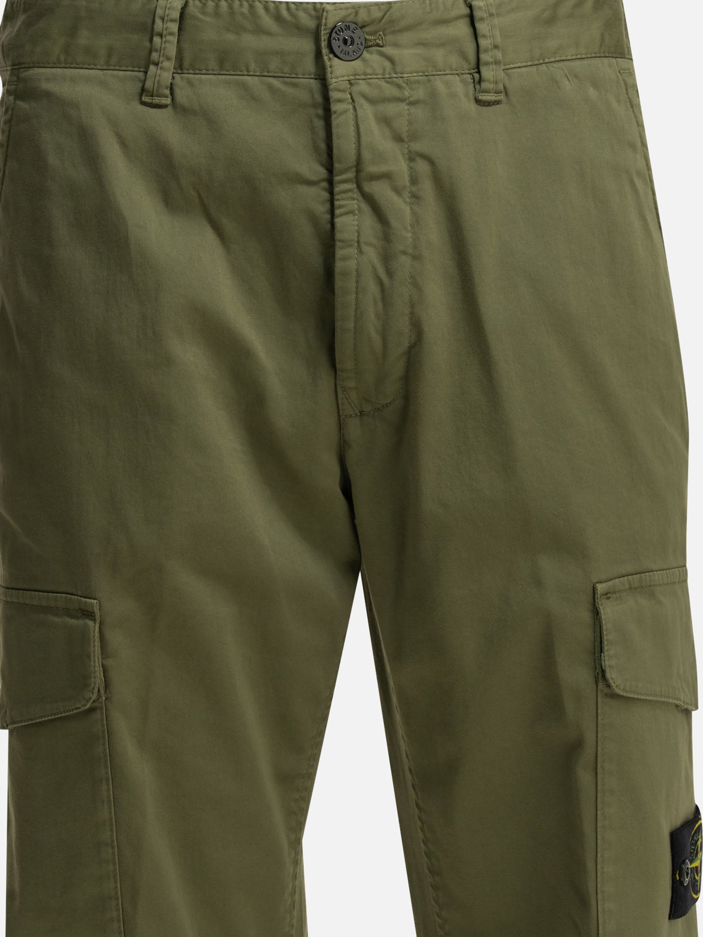 Pantaloni cargo & parachute Logo  Verde - Stone Island Uomo | PDP | VIETTI Online Store | thumbnail_3