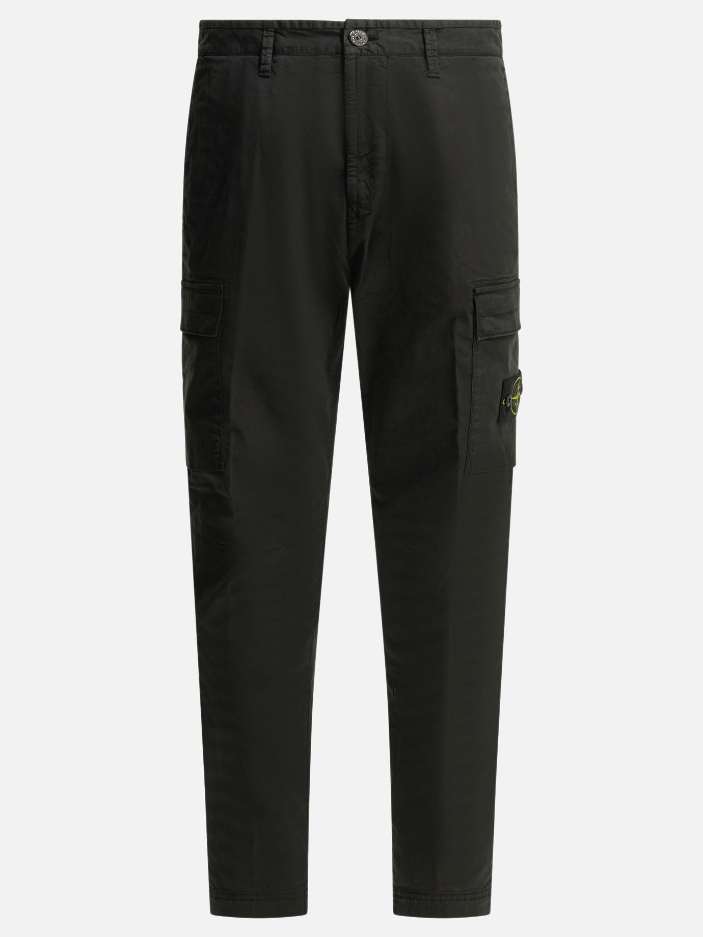 Cargo & parachute trousers Logo  Black - Stone Island Men | PDP | VIETTI Online Store | thumbnail