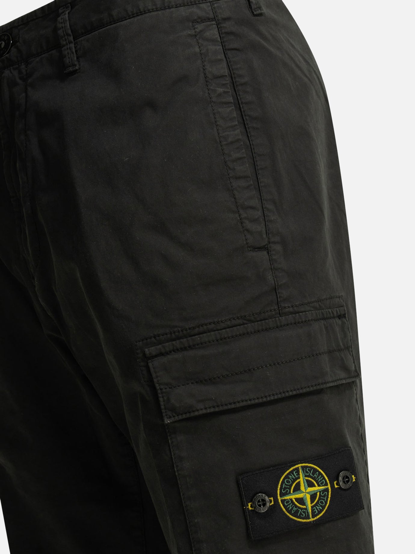 Pantaloni cargo & parachute Logo  Nero - Stone Island Uomo | PDP | VIETTI Online Store | Zoom-Modal_4
