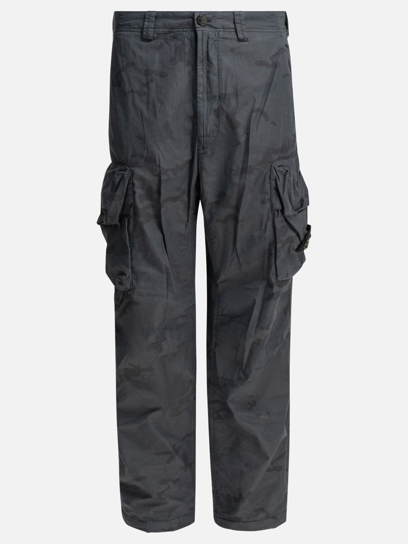 Pantaloni cargo & parachute Logo  Blu - Stone Island Uomo | PDP | VIETTI Online Store | Zoom-Modal
