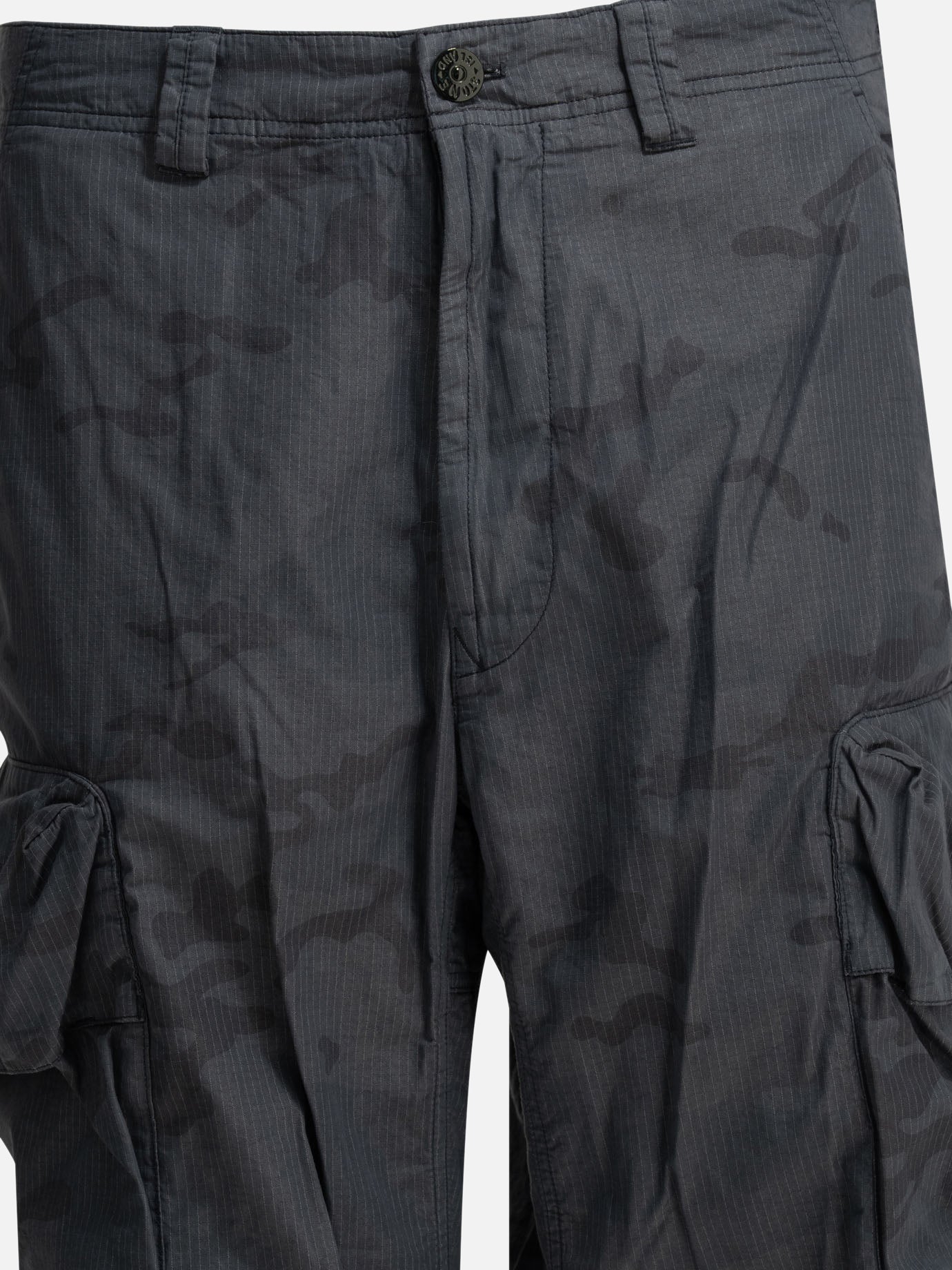 Pantaloni cargo & parachute Logo  Blu - Stone Island Uomo | PDP | VIETTI Online Store | thumbnail_3