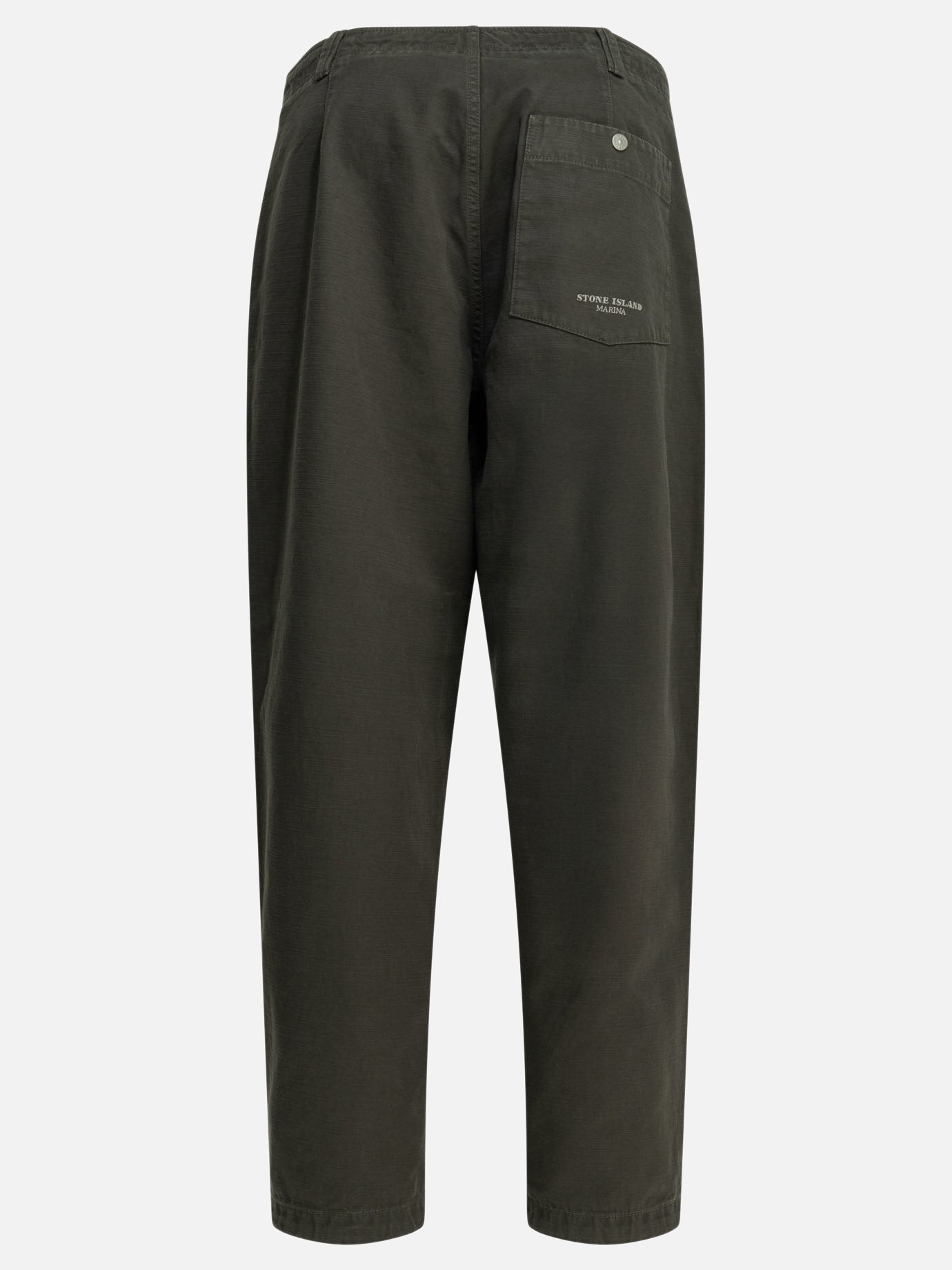 Pantaloni cargo & parachute Solid colour  Grigio - Stone Island Uomo | PDP | VIETTI Online Store | thumbnail_4