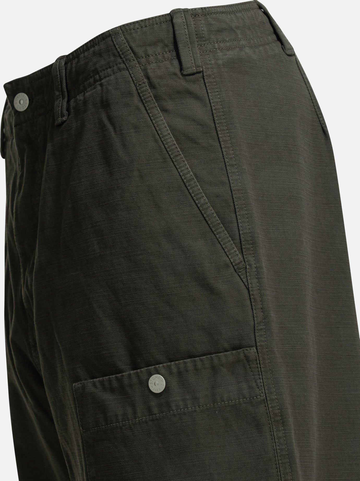 Cargo & parachute trousers Solid colour  Grey - Stone Island Men | PDP | VIETTI Online Store | thumbnail_4