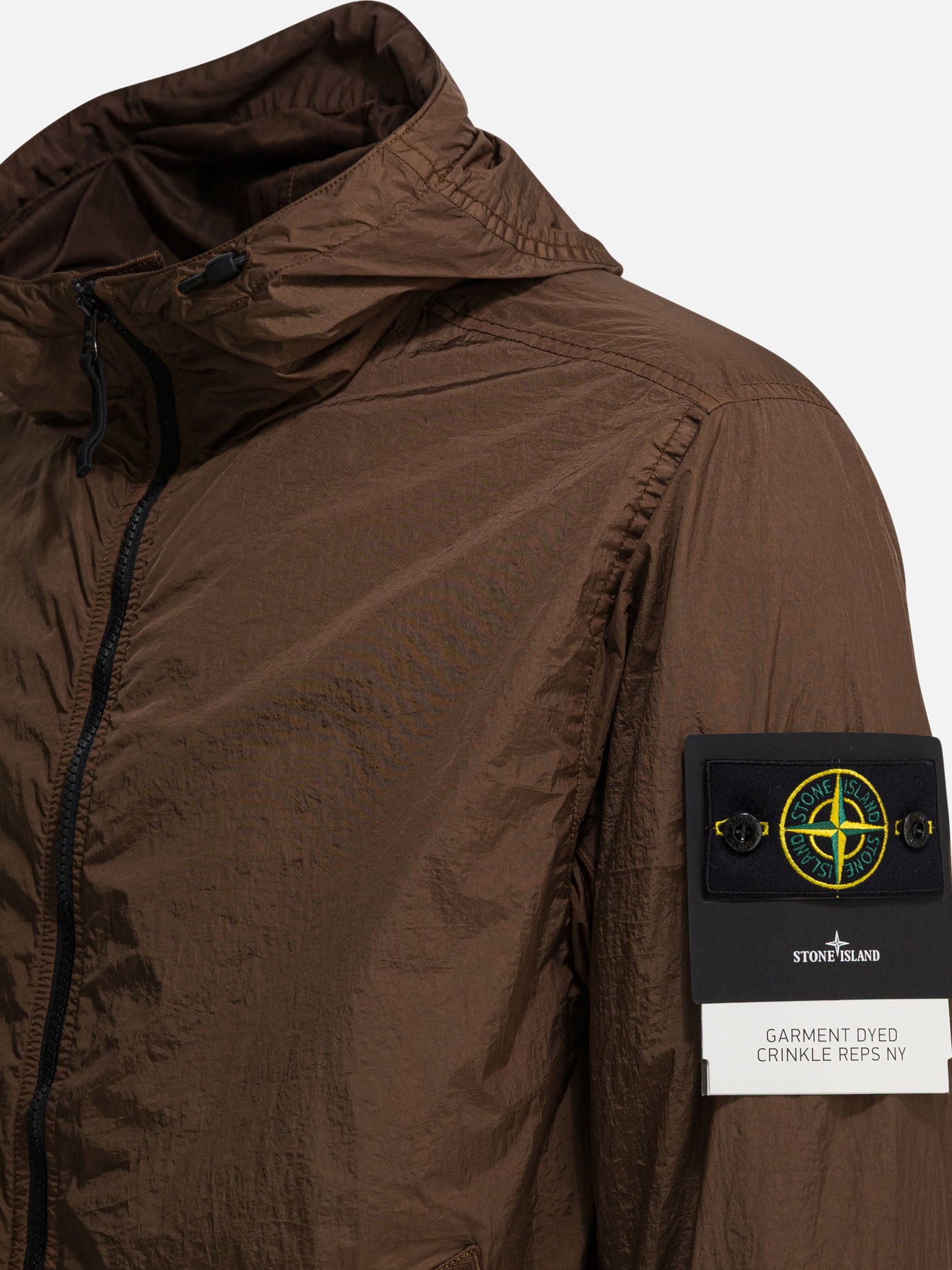 Giacche a vento Logo  Marrone - Stone Island Uomo | PDP | VIETTI Online Store | thumbnail_3