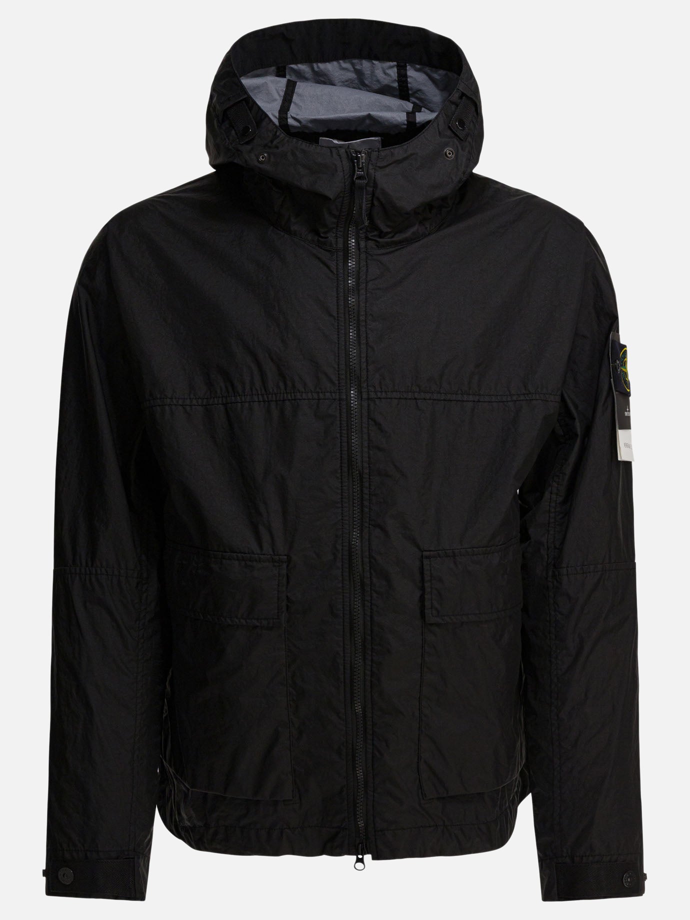 Impermeabili & Trench Logo  Nero - Stone Island Uomo | PDP | VIETTI Online Store | thumbnail