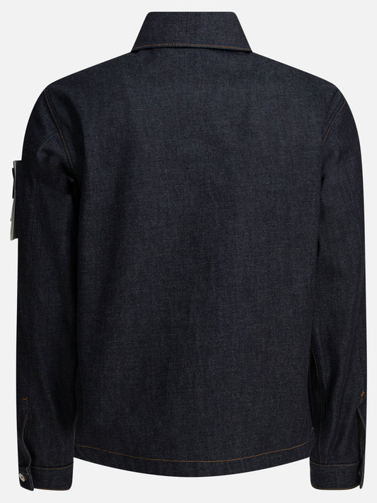 Denim jackets Solid colour  Blue - Stone Island Men | PLP | VIETTI Online Store | 2
