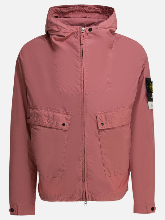 Raincoats & Trench coats Logo  Pink - Stone Island Men | PLP | VIETTI Online Store 
