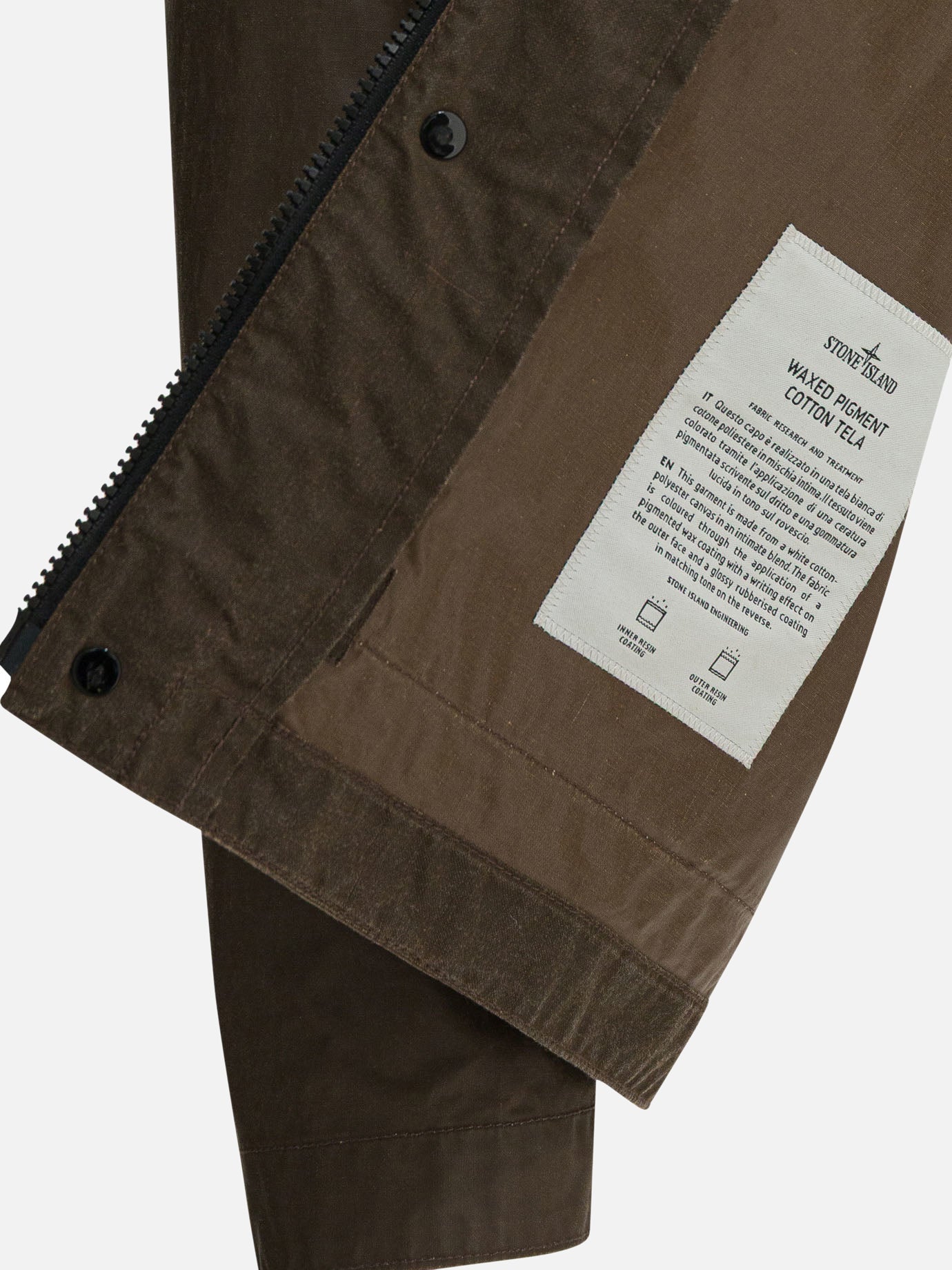 Overshirt jackets Logo  Brown - Stone Island Men | PDP | VIETTI Online Store | Zoom-Modal_4
