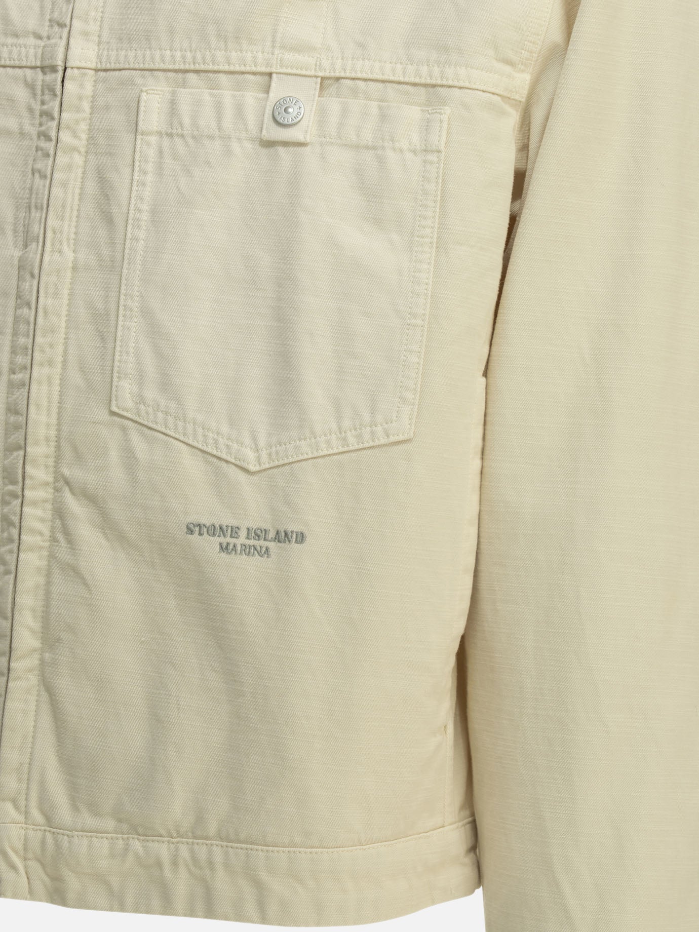 Overshirt jackets Logo  White - Stone Island Men | PDP | VIETTI Online Store | Zoom-Modal_3
