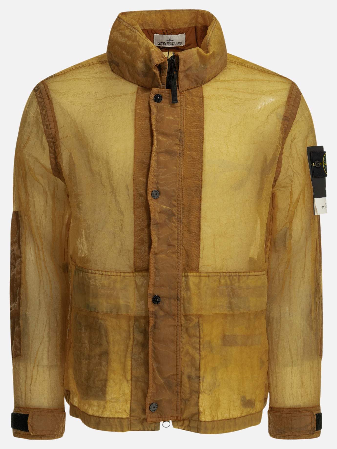 Raincoats & Trench coats Logo  Orange - Stone Island Men | PDP | VIETTI Online Store | thumbnail