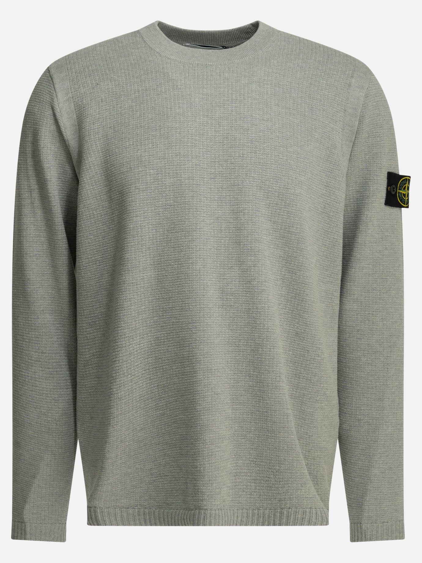 Crewneck sweaters Logo  Grey - Stone Island Men | PDP | VIETTI Online Store | thumbnail