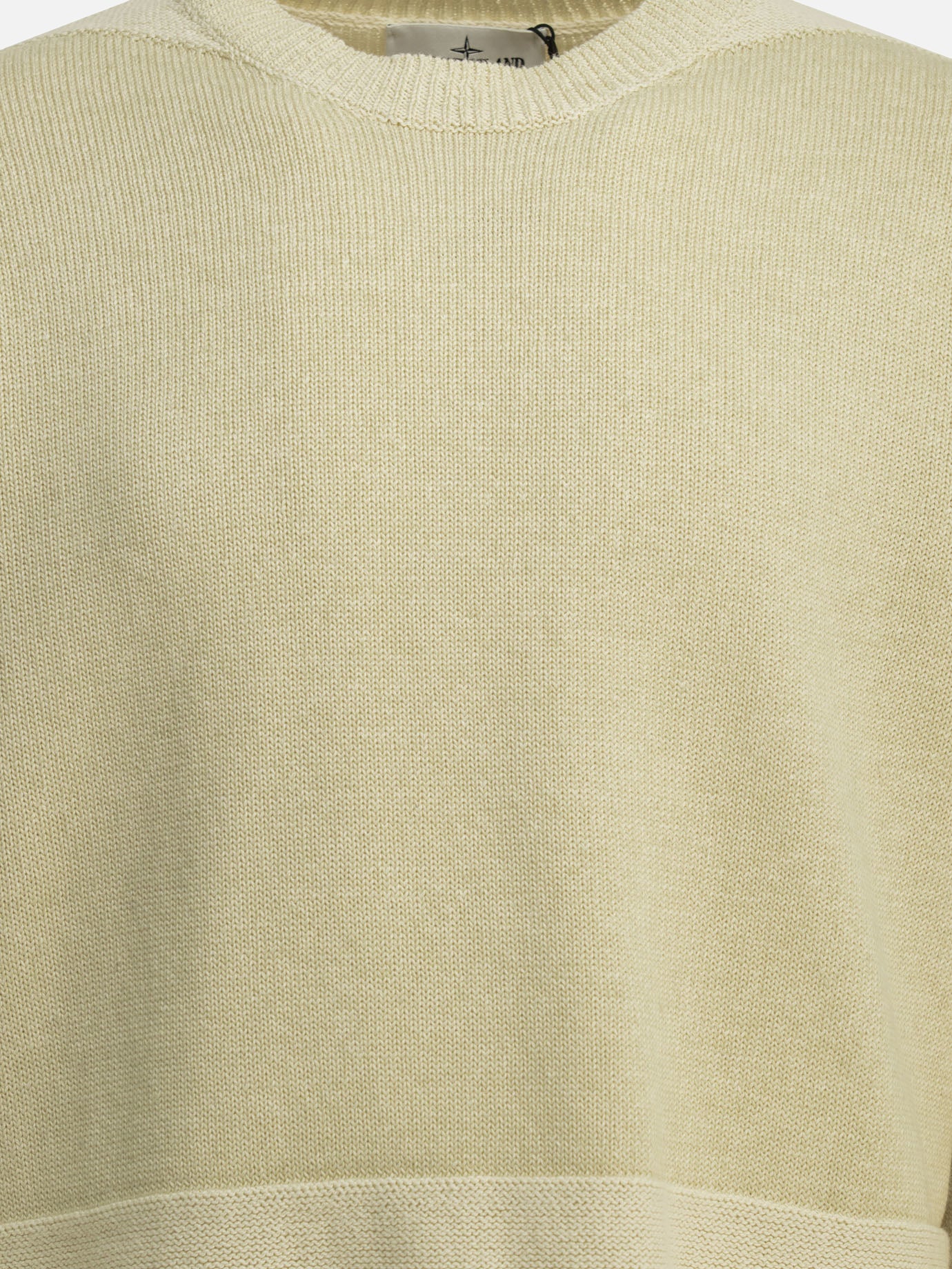 Crewneck sweaters Solid colour  Beige - Stone Island Men | PDP | VIETTI Online Store | thumbnail_5