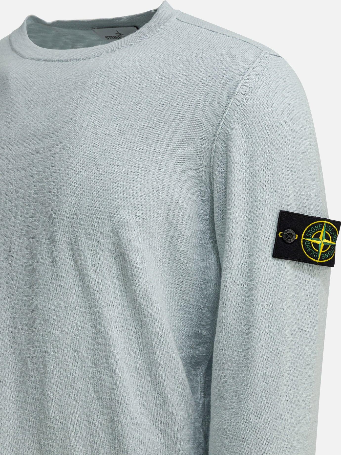 Crewneck sweaters Logo  Light blue - Stone Island Men | PDP | VIETTI Online Store | Zoom-Modal_4
