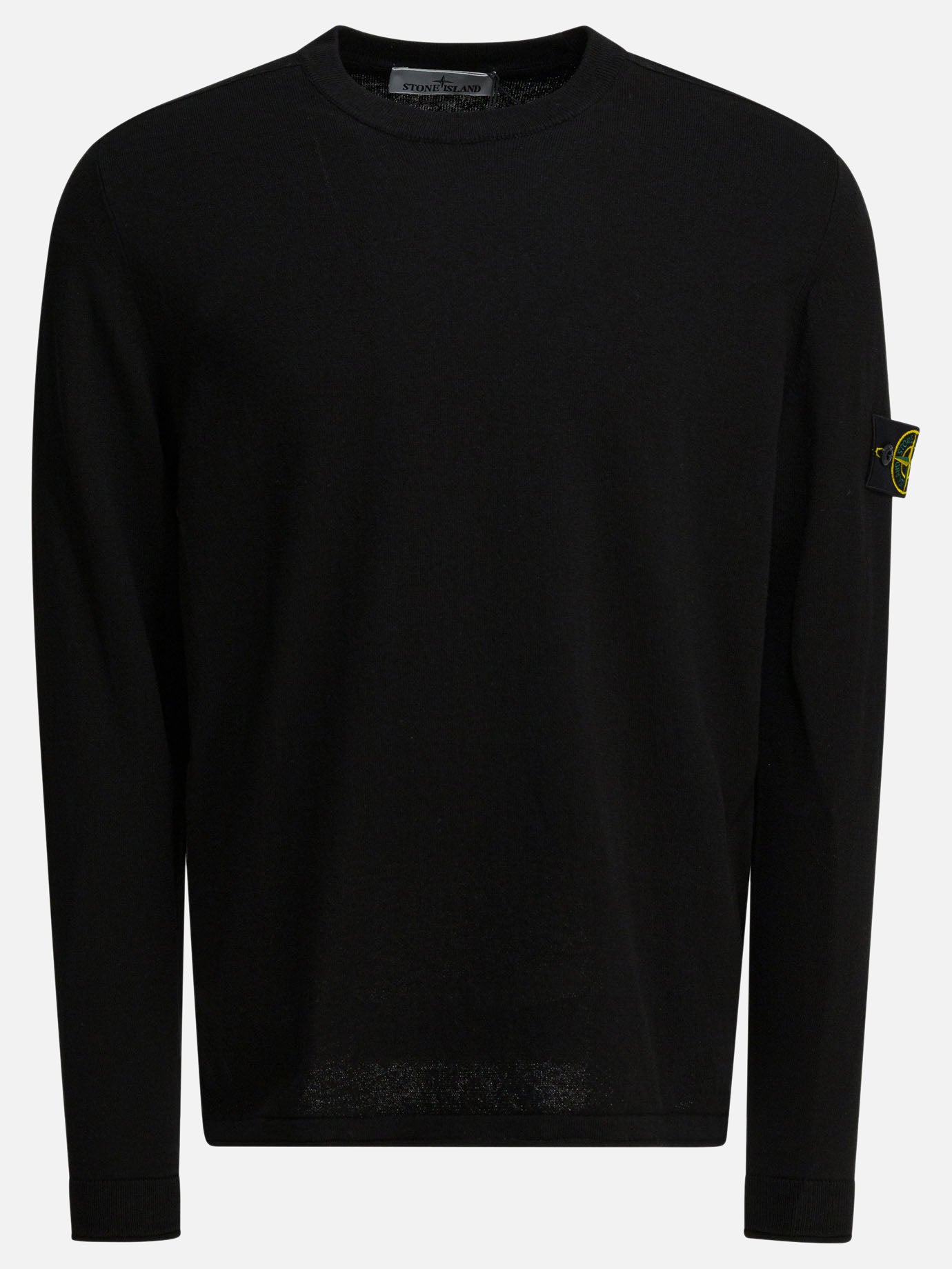 Crewneck sweaters Logo  Black - Stone Island Men | PDP | VIETTI Online Store | thumbnail