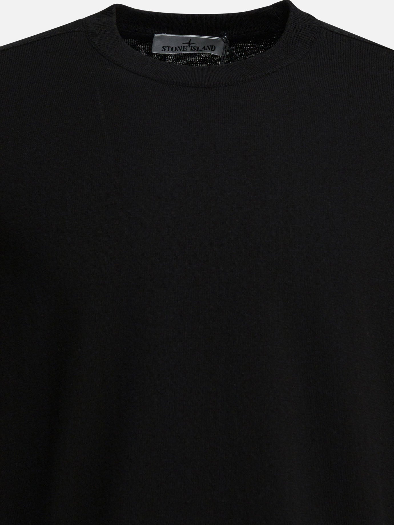Crewneck sweaters Logo  Black - Stone Island Men | PDP | VIETTI Online Store | thumbnail_3