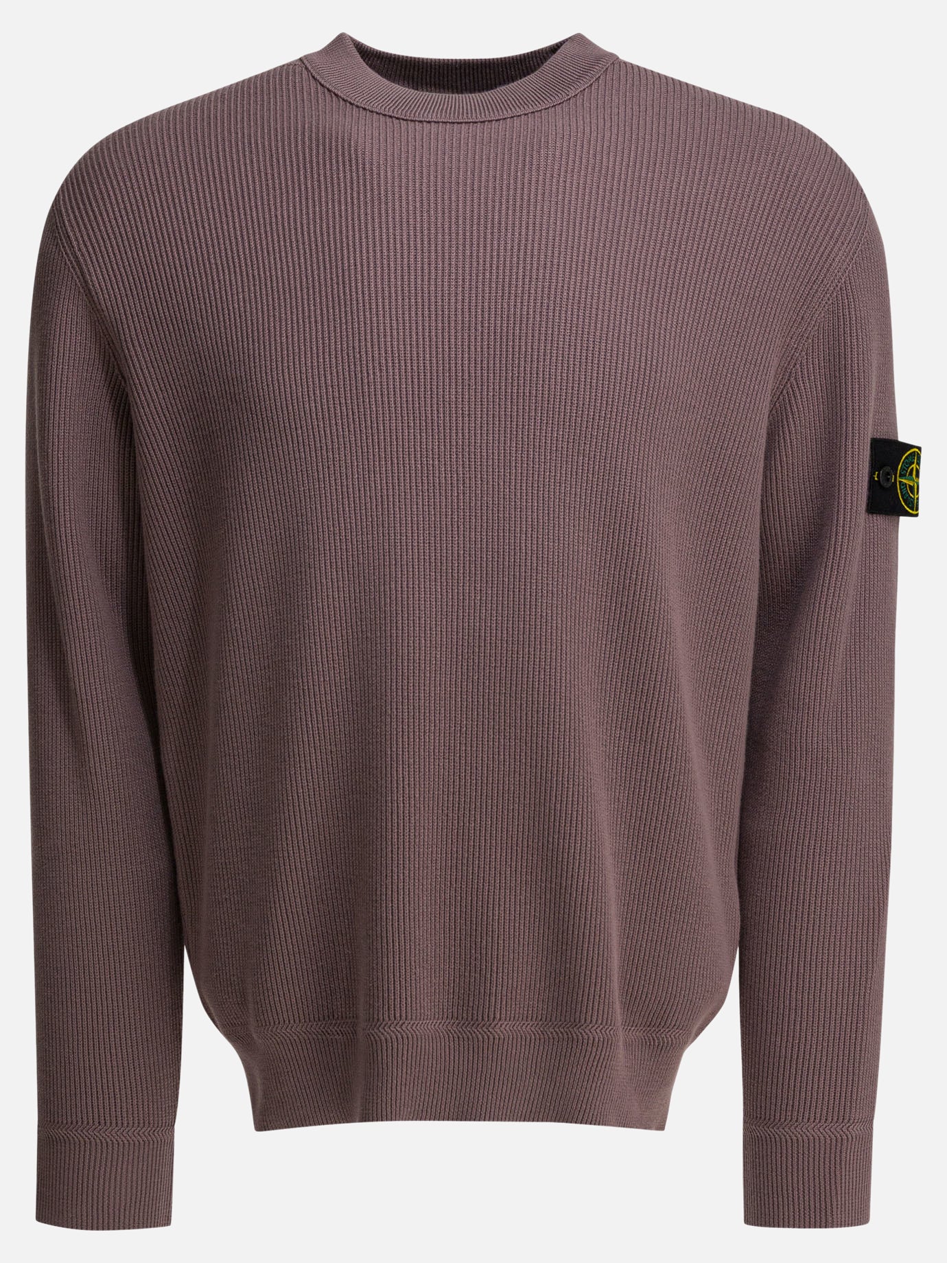 Crewneck sweaters Logo  Purple - Stone Island Men | PDP | VIETTI Online Store | Zoom-Modal
