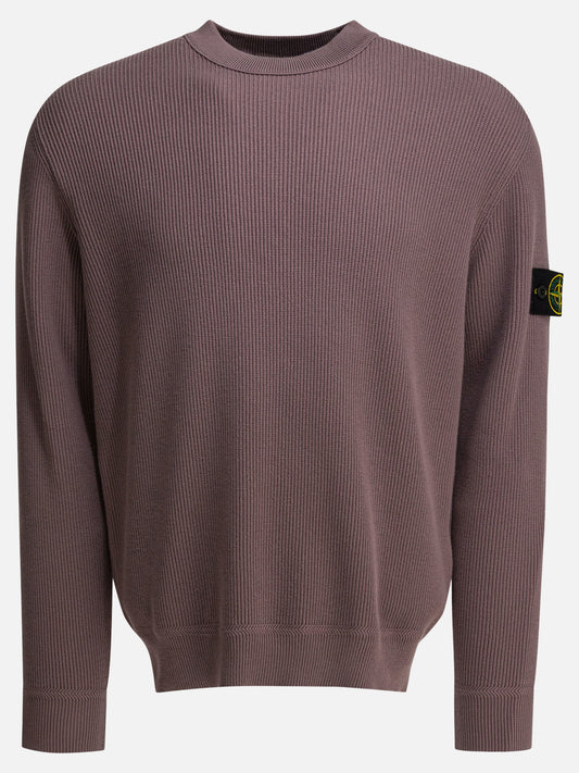 Crewneck sweaters Logo  Purple - Stone Island Men | PLP | VIETTI Online Store 
