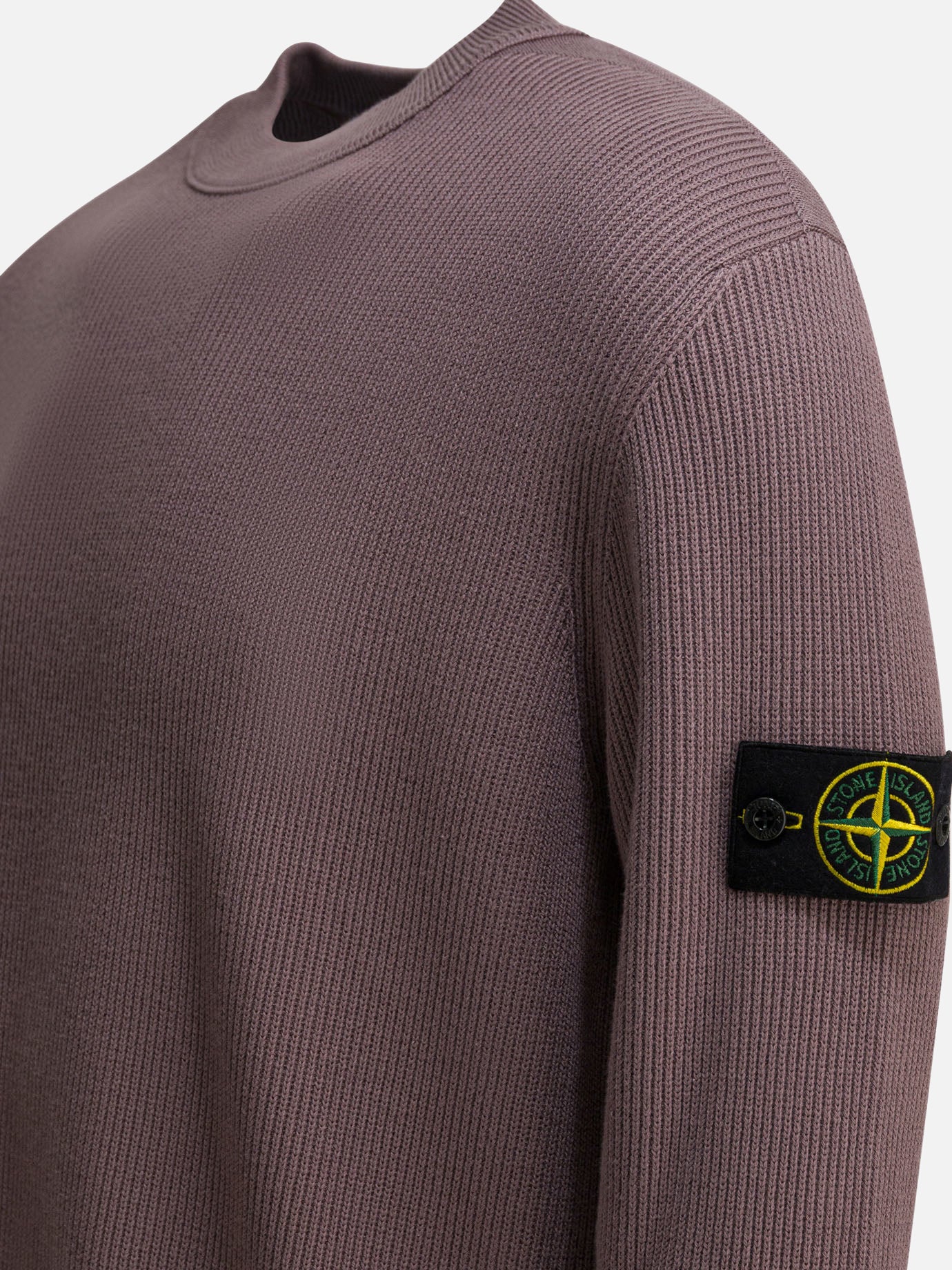 Crewneck sweaters Logo  Purple - Stone Island Men | PDP | VIETTI Online Store | thumbnail_4