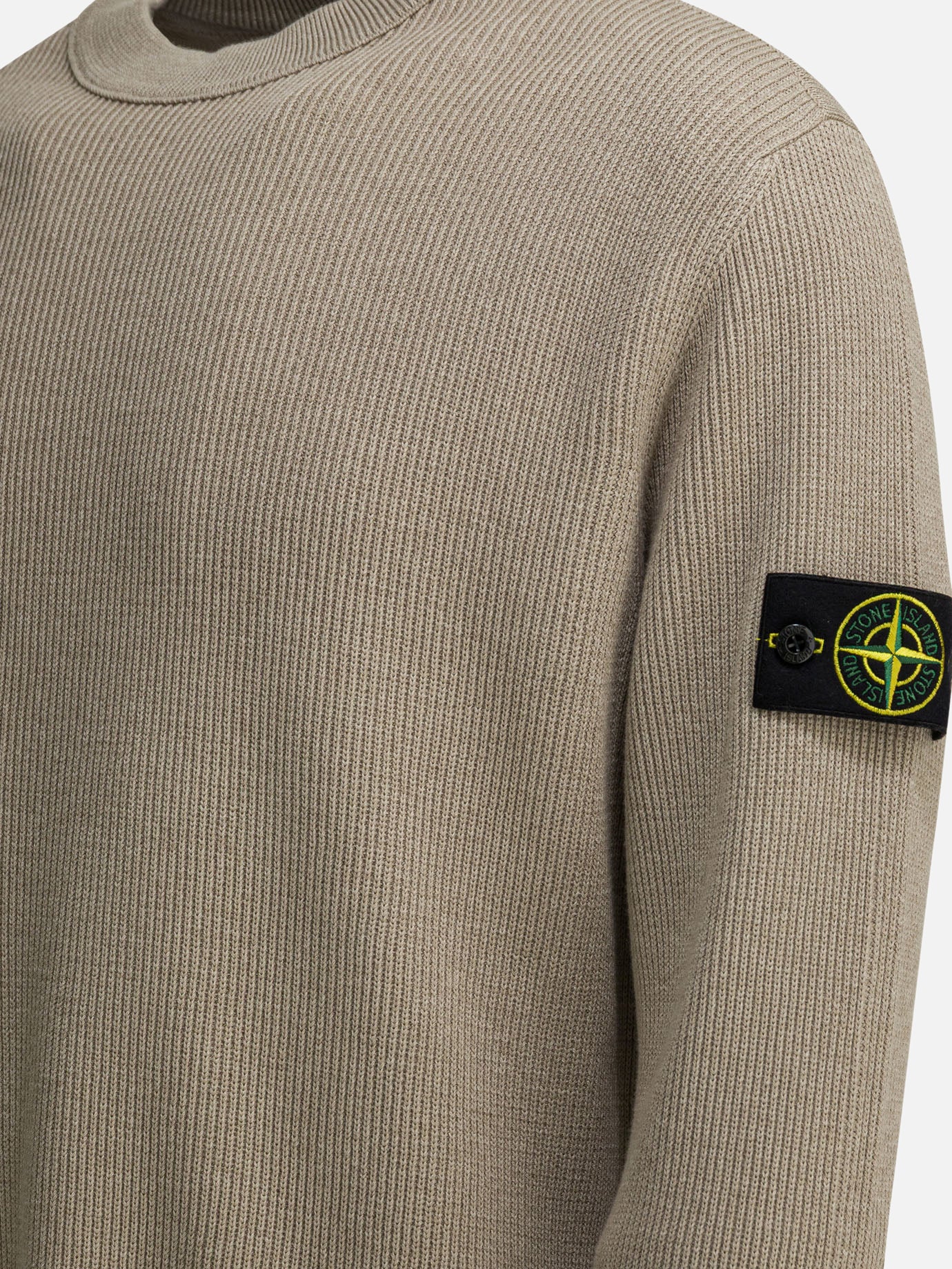 Crewneck sweaters Logo  Beige - Stone Island Men | PDP | VIETTI Online Store | thumbnail_4