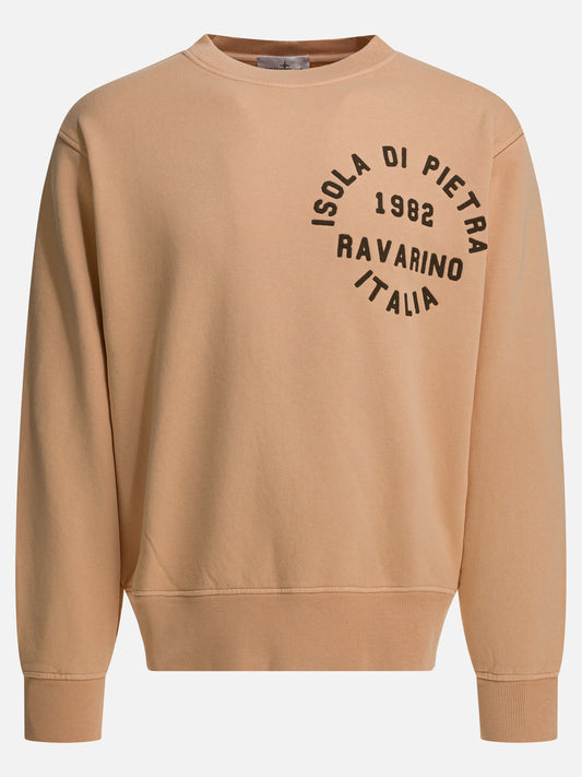 Felpe girocollo Logo  Rosa - Stone Island Uomo | PLP | VIETTI Online Store 
