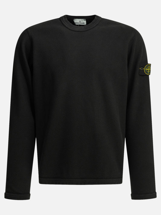 Felpe girocollo Logo  Nero - Stone Island Uomo | PLP | VIETTI Online Store 
