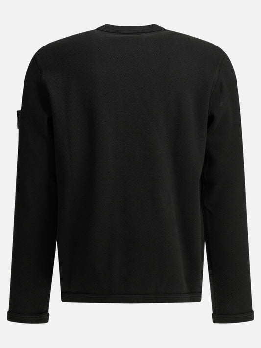 Crewnecks Logo  Black - Stone Island Men | PDP | VIETTI Online Store | 2
