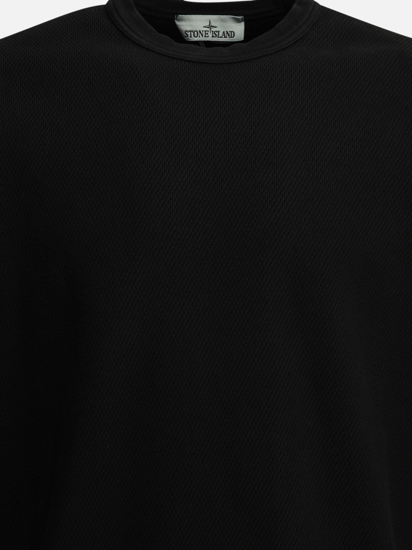 Crewnecks Logo  Black - Stone Island Men | PDP | VIETTI Online Store | thumbnail_5